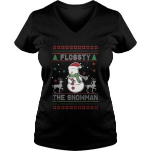 Flossty the Snowman Christmas sweatshirt 3