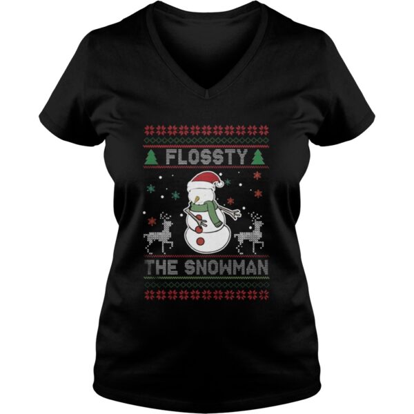 Flossty the Snowman Christmas sweatshirt