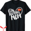 Football For Moms T-Shirt Flag Heart Mother’s Day