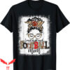 Football For Moms T-Shirt Loud And Proud Bleached Leopard