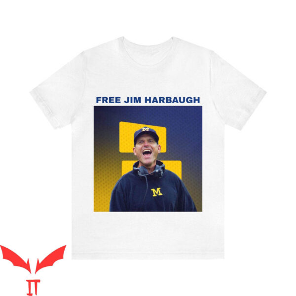 Free Harbaugh T-Shirt Free Jim Harbaugh Michigan Football