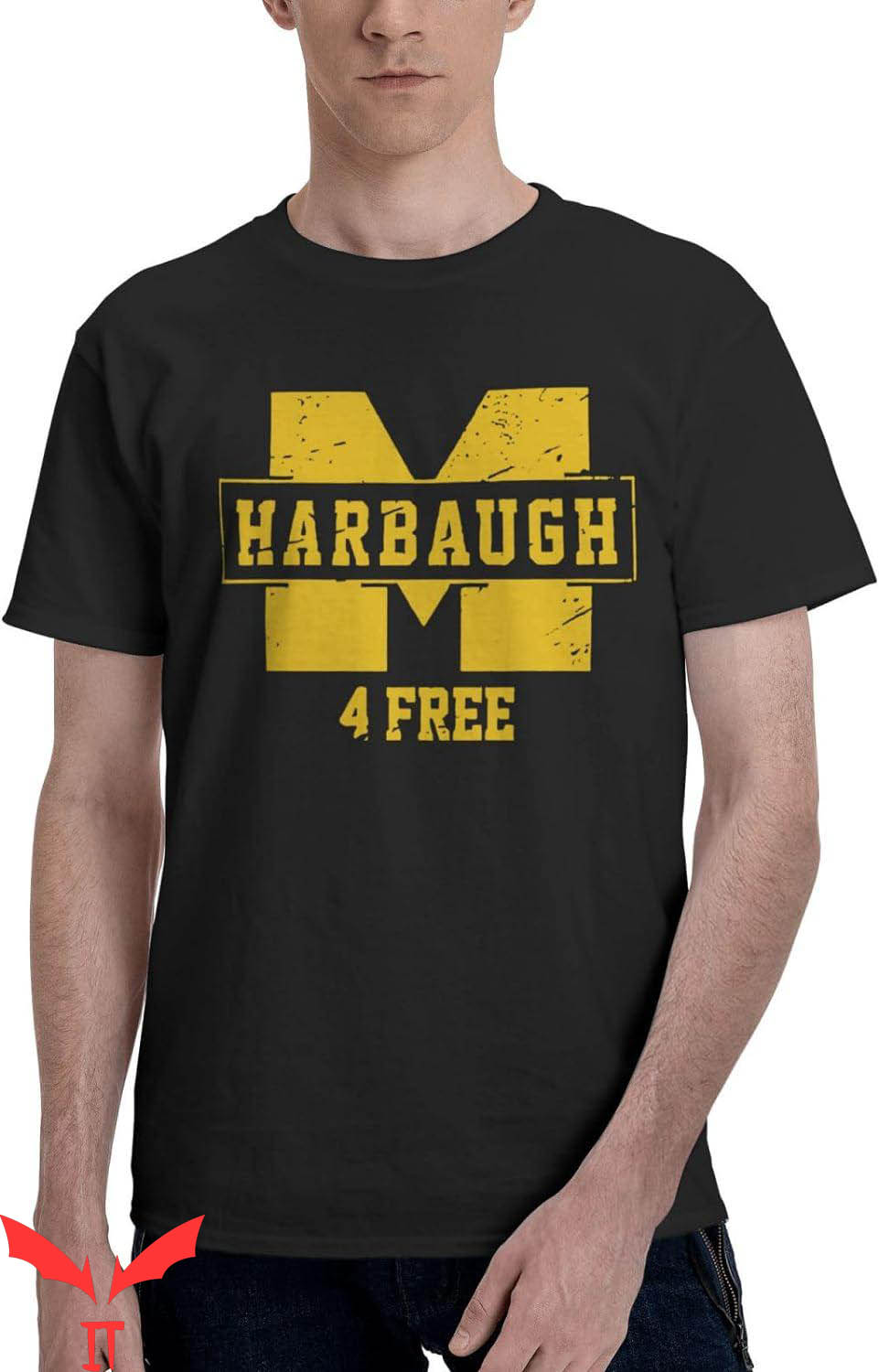 Free Harbaugh T-Shirt Jim Harbaugh Wolverines Football Free Harbaugh T-Shirt Jim Harbaugh Wolverines Football