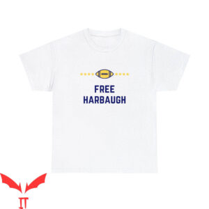 Free Harbaugh T Shirt Michigan Football Jim Wolverines 1