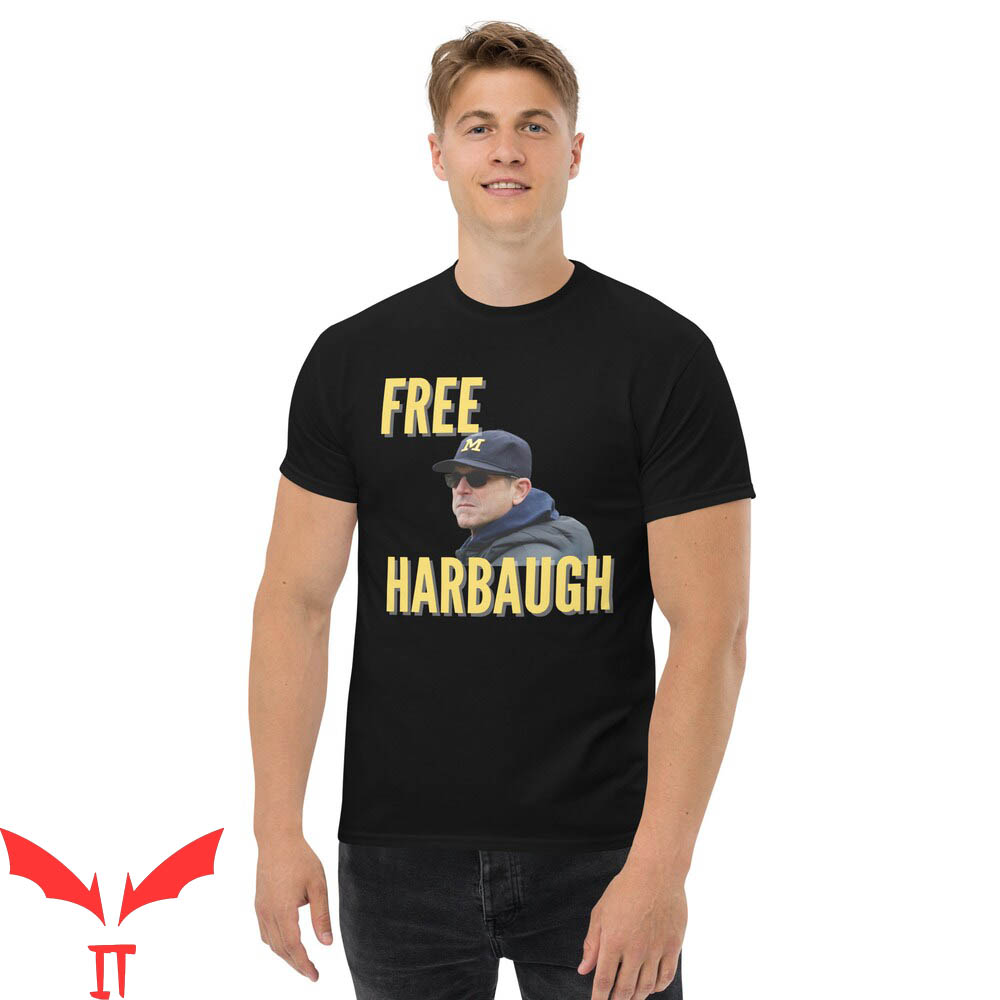 Free Harbaugh T-Shirt Michigan Jim Harbaugh Wolverines Free Harbaugh T-Shirt Michigan Jim Harbaugh Wolverines