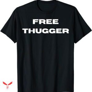 Free Thug T-shirt Black White Text