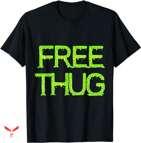 Free Thug T-shirt Neon Style Free Thug T-shirt Neon Style