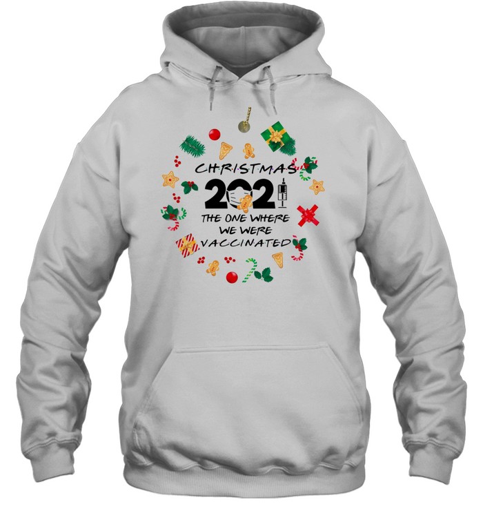 Friends 2021 Christmas ornament The One Where We Were Vaccinated Pandemic holiday christmas ornament shirt Friends 2021 Christmas ornament The One Where We Were Vaccinated Pandemic holiday christmas ornament shirt