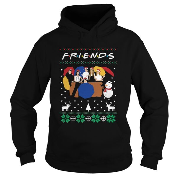 Friends And Snowman Christmas Ugly shirt