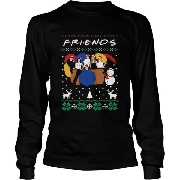 Friends And Snowman Christmas Ugly shirt