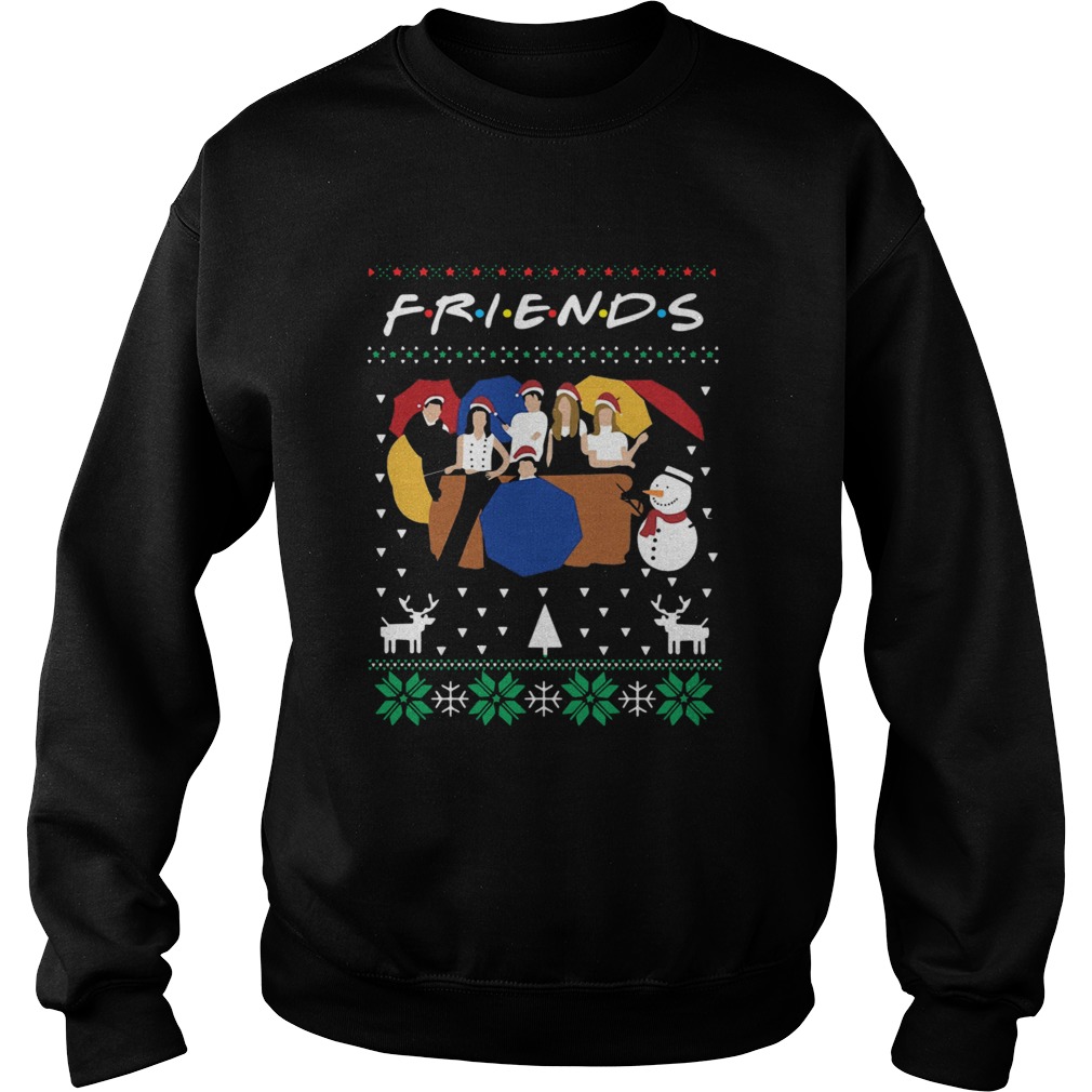 Friends And Snowman Christmas Ugly shirt Friends And Snowman Christmas Ugly shirt