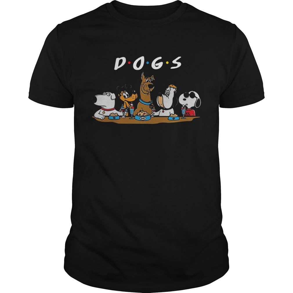 Friends Cartoon Tv Series Party Dogs shirt Friends Cartoon Tv Series Party Dogs shirt