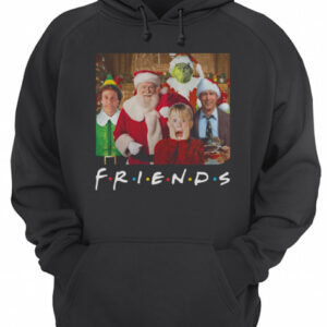 Friends Grinch Elf Santa Clark Griswold Kevin Characters Christmas shirt 3