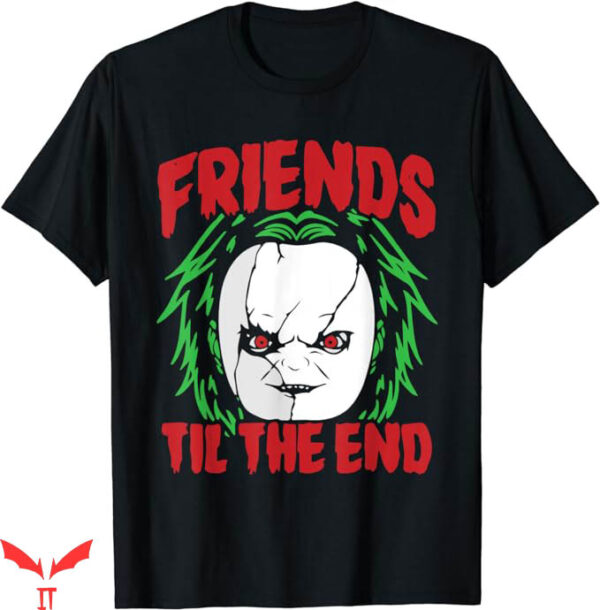 Friends Horror T-Shirt Friends Till The End Lazy Movie