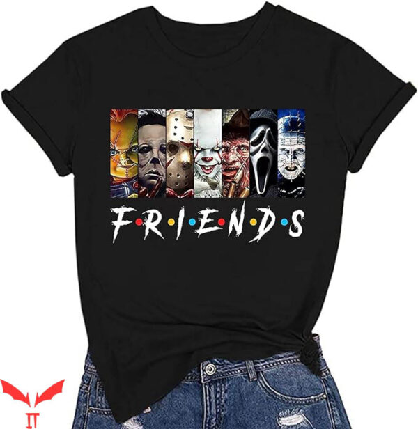 Friends Horror T-Shirt Scary Characters T-Shirt Movie