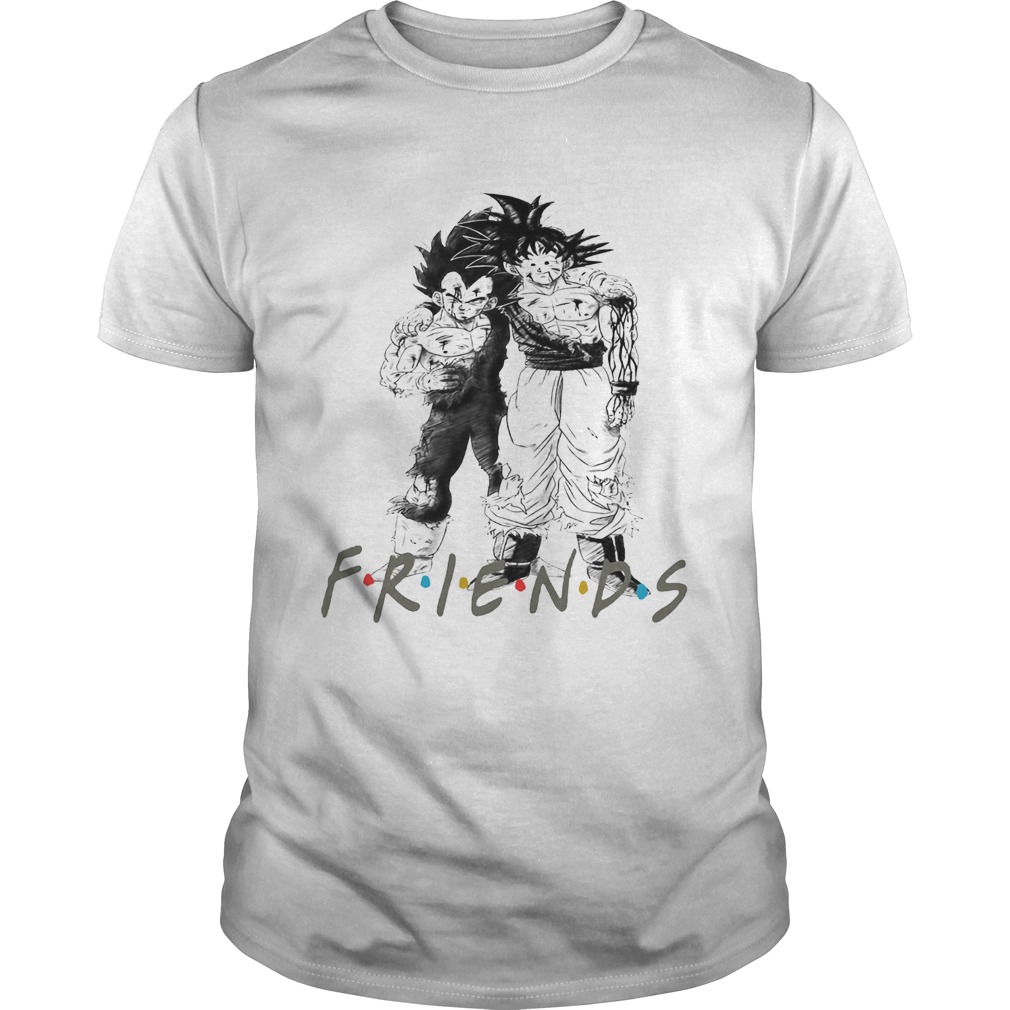 Friends Tv Show Goku and Vegeta shirt Friends Tv Show Goku and Vegeta shirt