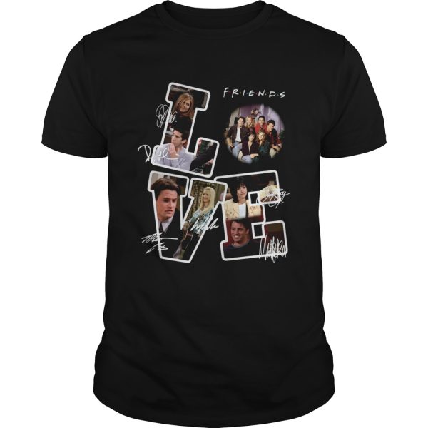 Friends Tv Show Love Signatures shirt