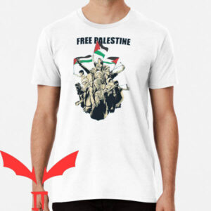 From The River To The Sea T-Shirt Free Palestine Vintage