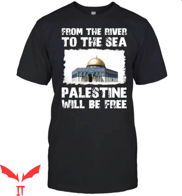 From The River To The Sea T-Shirt Motivational Vintage