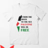 From The River To The Sea T-Shirt Palestine Flag Map