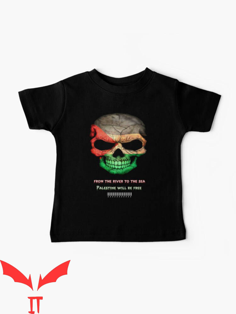From The River To The Sea T-Shirt Skull Flag Palestine From The River To The Sea T-Shirt Skull Flag Palestine