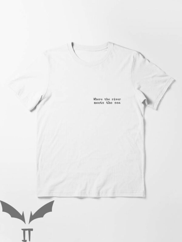 From The River To The Sea T-Shirt Small Words Vintage