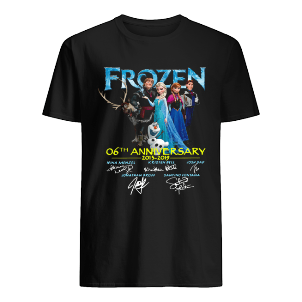 Frozen 06th anniversary 2013 2019 signatures shirt