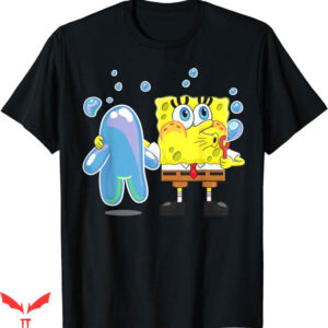 Gangsta Spongebob T-Shirt Bubble Technique T-Shirt Trending