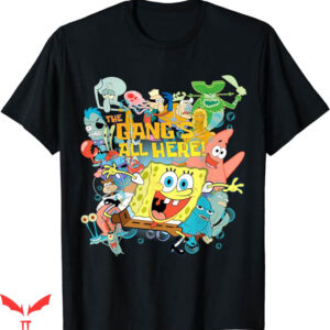 Gangsta Spongebob T-Shirt The Gangs All Here T-Shirt