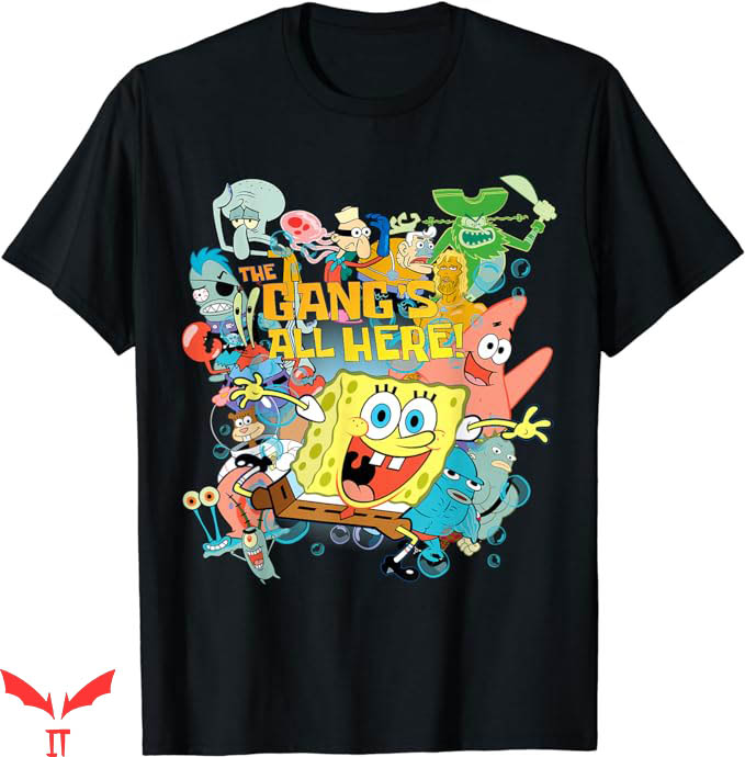 Gangsta Spongebob T-Shirt The Gangs All Here T-Shirt Gangsta Spongebob T-Shirt The Gangs All Here T-Shirt