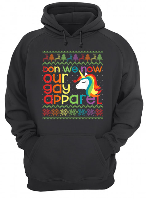 Gay Christmas Rainbow Unicorn Don We Now Our Gay Apparel shirt Gay Christmas Rainbow Unicorn Don We Now Our Gay Apparel shirt