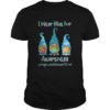 Gnomes I wear blue for awareness accept understand love elements shirt