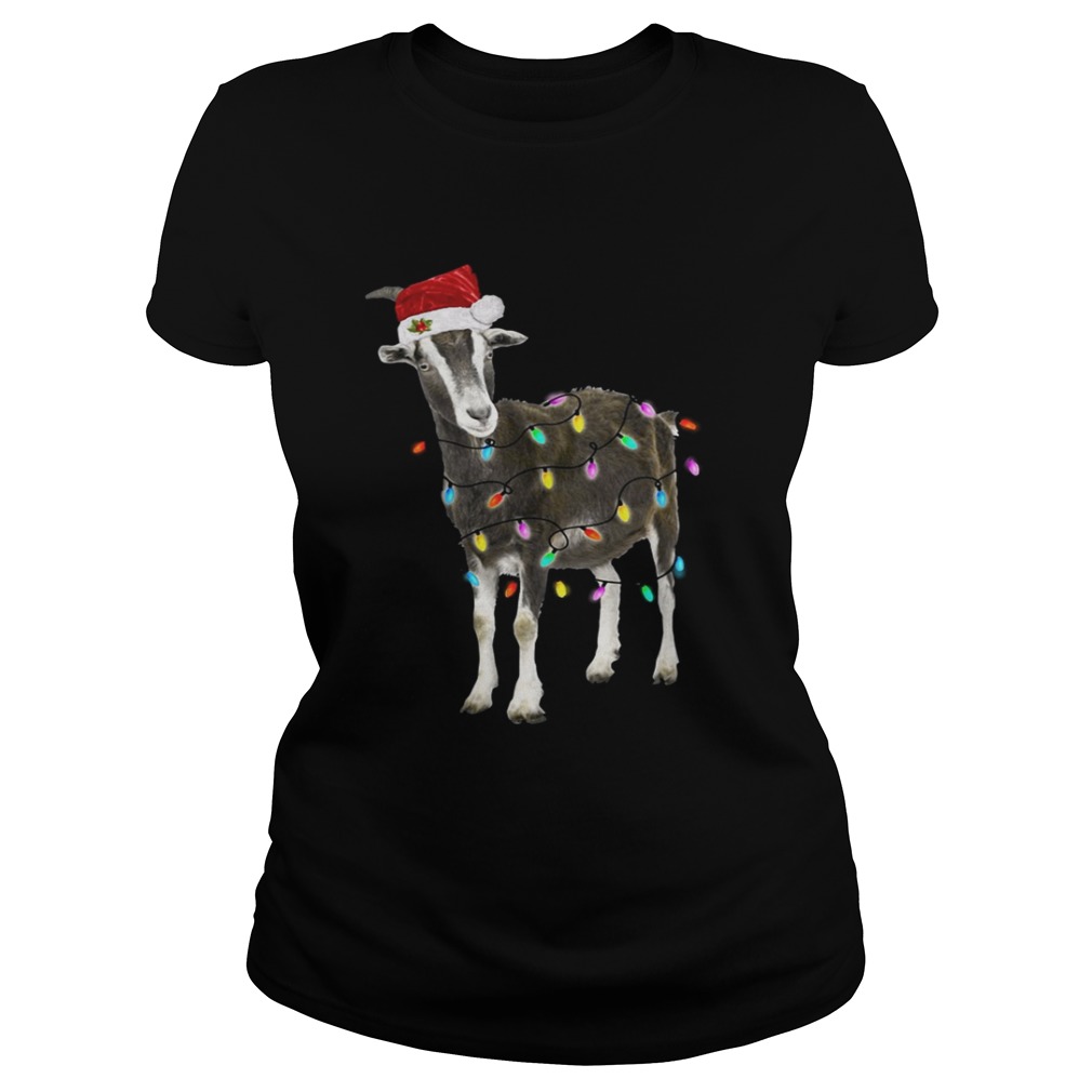 Goat Christmas Light Xmas shirt Goat Christmas Light Xmas shirt