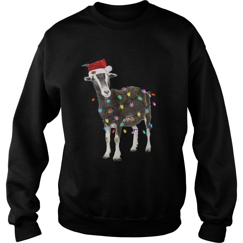 Goat Christmas Light Xmas shirt Goat Christmas Light Xmas shirt