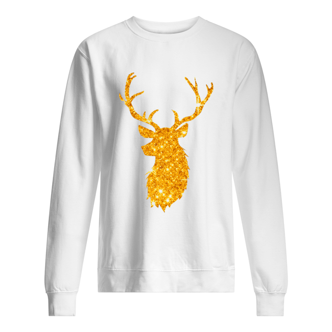 Gold Golden Reindeer Christmas Holiday shirt Gold Golden Reindeer Christmas Holiday shirt