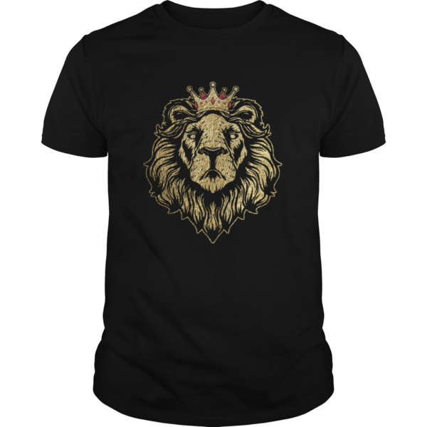 Gold King Lion Crown shirt