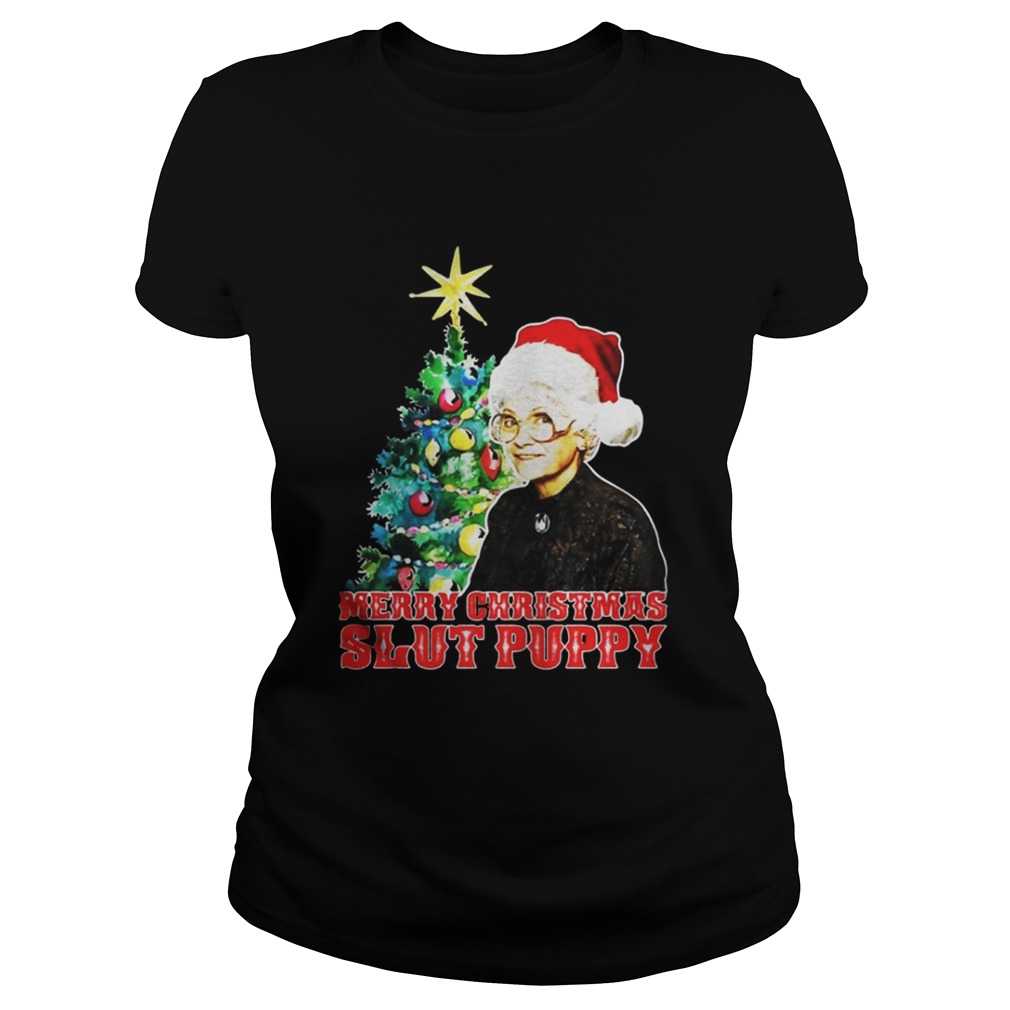 Golden Girls Merry Christmas Slut Puppy shirt Golden Girls Merry Christmas Slut Puppy shirt