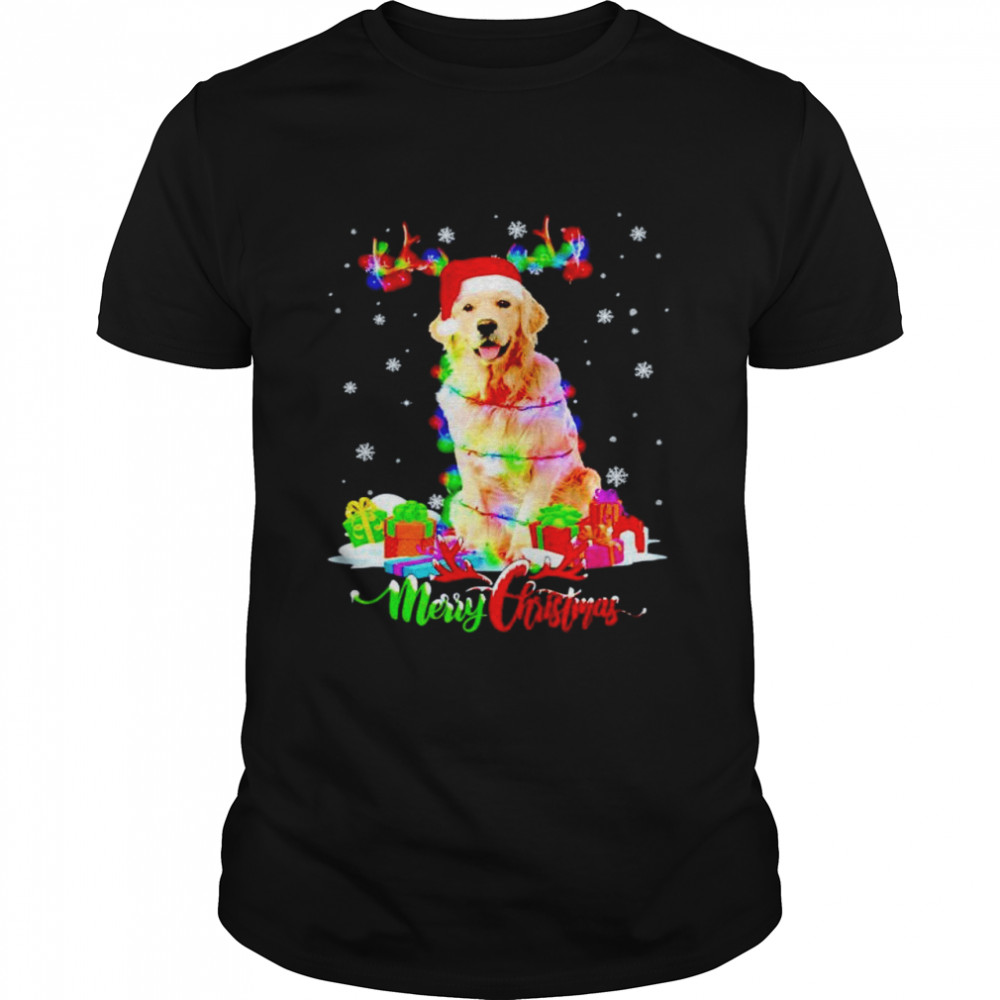 Golden Retriever Dog Merry Christmas Party Family shirt Golden Retriever Dog Merry Christmas Party Family shirt