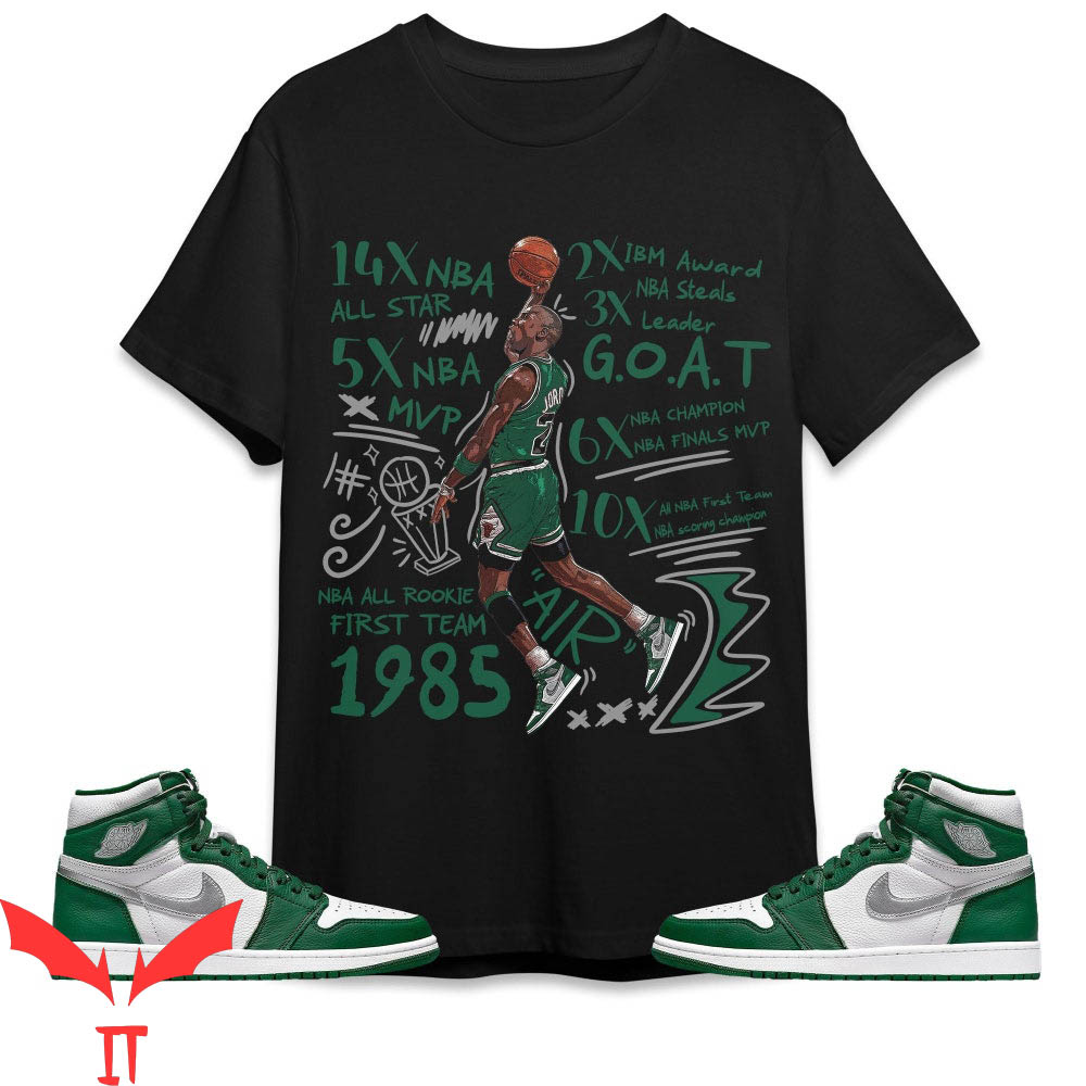 Gorge Green T-Shirt Accolades Match Jordan 1 High OG Gorge Green T-Shirt Accolades Match Jordan 1 High OG