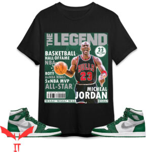 Gorge Green T-Shirt Magazine Match Jordan 1 High OG