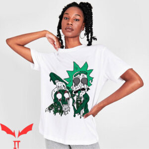 Gorge Green T-Shirt Match Jordan 1 Retro High Rick And Drip