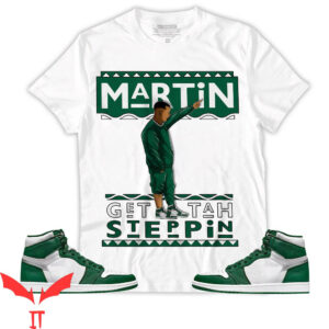 Gorge Green T-Shirt To Match Jordan 1 Retro High Martin