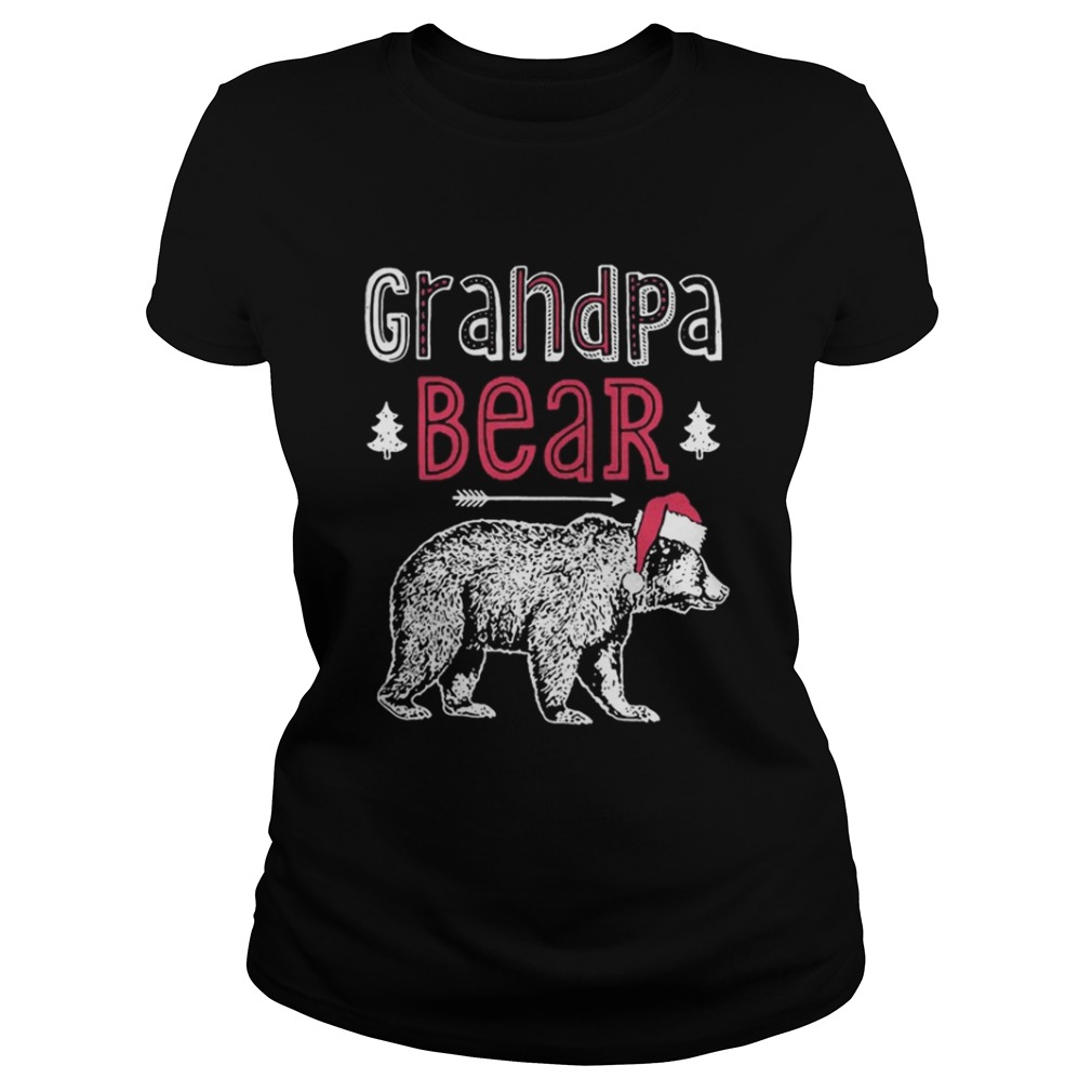Grandpa bear christmas santa hat shirt Grandpa bear christmas santa hat shirt