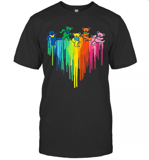 Grateful Dead Bear Paint T-Shirt Grateful Dead Bear Paint T-Shirt