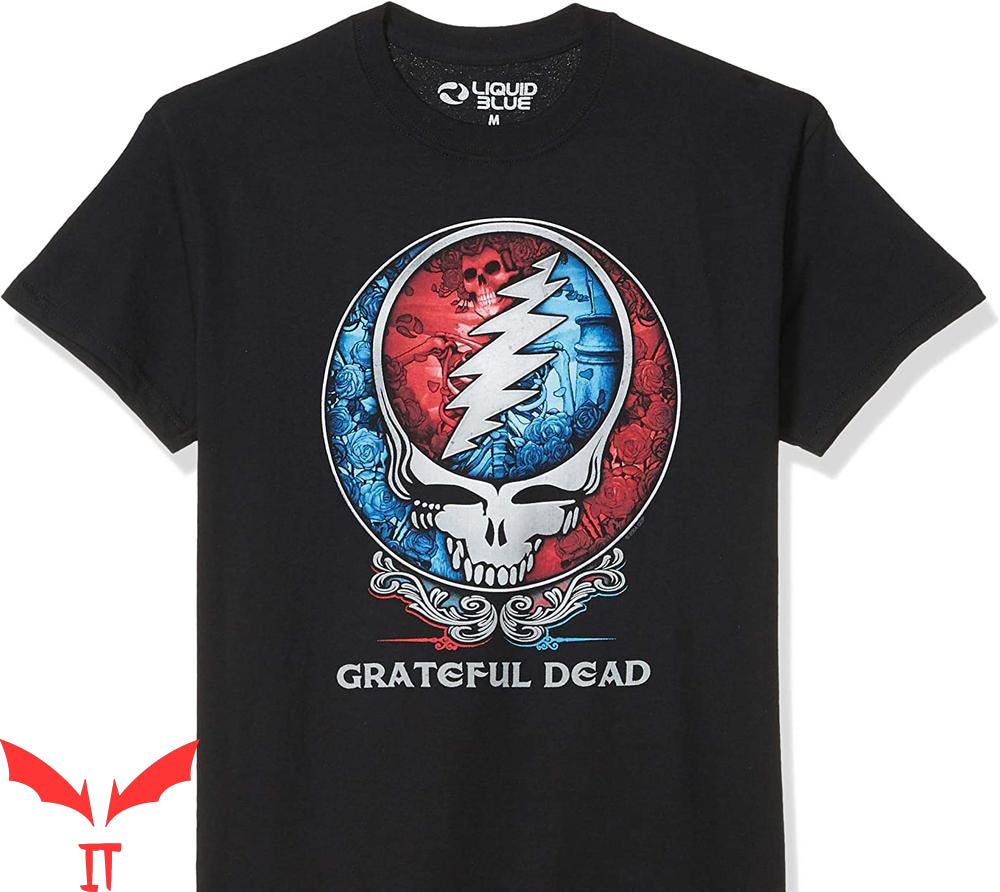 Grateful Dead Golf T-Shirt Bertha SYF Grateful Dead Golf T-Shirt Bertha SYF