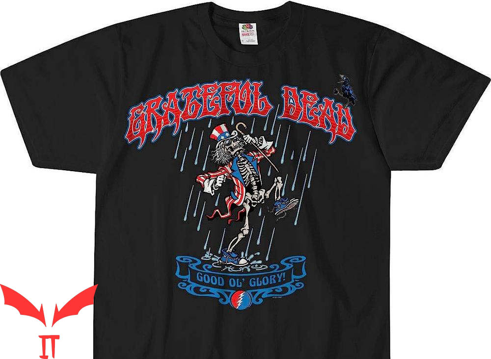 Grateful Dead Golf T-Shirt Good Ol Glory Grateful Dead Golf T-Shirt Good Ol Glory