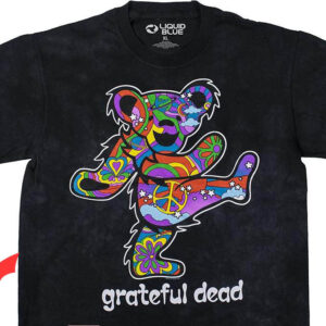 Grateful Dead Golf T-Shirt Grateful Dead Dancing Bear