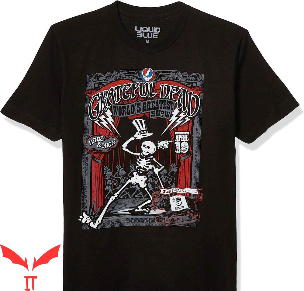 Grateful Dead Golf T-Shirt Show Time Grateful Dead Golf T-Shirt Show Time