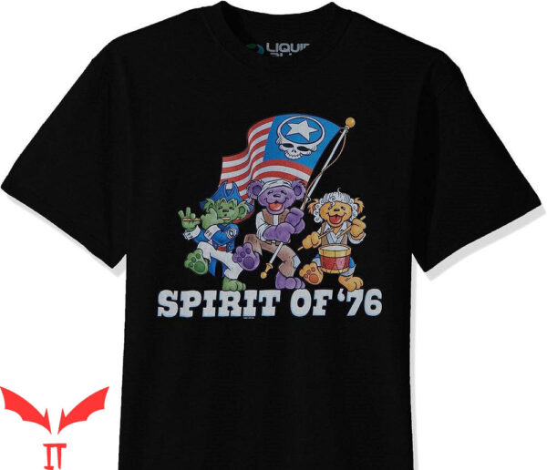 Grateful Dead Golf T-Shirt Spirit Of 1976