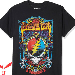 Grateful Dead Golf T-Shirt Steal Your Face Shirt