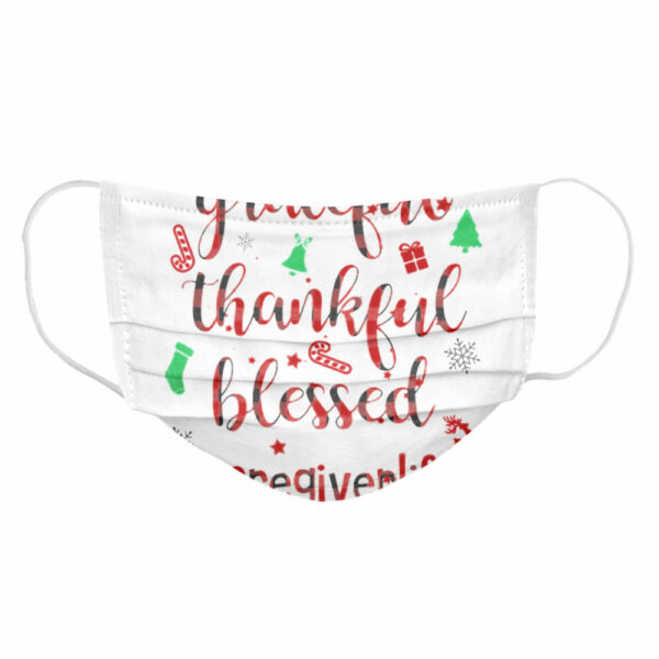 Grateful Thankful Blessed Caregiverlife Merry Xmas shirt